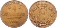 Sachsen-Coburg-Saalfeld 4 Pfennig Ernst 1806-1826. -