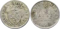 Nassau 6 Kreuzer Wilhelm 1816-1839. -