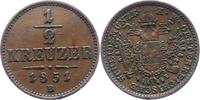 Haus Habsburg 1/2 Kreuzer Franz Joseph I. 1848-1916. -