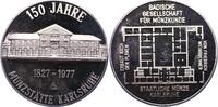 Baden-Karlsruhe, Stadt Silbermedaille Baden-Karlsruhe, Stadt bis 1918. -