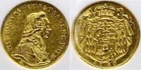 Salzburg Dukat Gold 1789 M Hieronymus Graf Colloredo 1772-1803. ANACS AU55. Fast vorzüglich