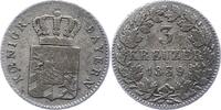 Bayern 3 Kreuzer Ludwig I. 1825-1848. -