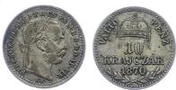 Haus Habsburg 10 Kreuzer Franz Joseph I. 1848-1916. -