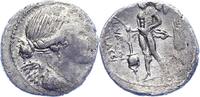 Republik Denar L. Valerius Flaccus 108 - 107. -