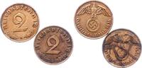 Drittes Reich 2 Reichspfennig -