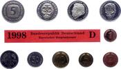 Kursmünzensatz Mark 1945-2001. -