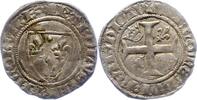 Frankreich Groschen Karl VI. 1380-1422. -