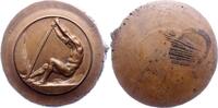 Belgien-Königreich Einseitige Bronzemedaille Albert I. 1909-1934. -