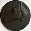 Tiermotive Einseitige Bronzegussmedaille -