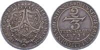 2/3 Taler 1738  FM Jülich-Berg Karl Philipp 1716-1742. Schöne Patina. Winz. Randfehler, fast vorzüglich