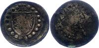 Mainz-Erzbistum Schüsselpfennig Albrecht von Brandenburg 1514-1545. -