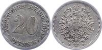 Kleinmünzen 20 Pfennig -