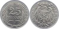 25 Pfennig 1912  J Kleinmünzen  Fast vorzüglich