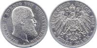 Württemberg 2 Mark Wilhelm II. 1891-1918. -