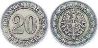 Kleinmünzen 20 Pfennig -