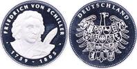 Personenmedaillen Silbermedaille Schiller, Friedrich von *1759 Marbach/Württemberg, +1805 Weimar, deutscher Dichter und Arzt. -