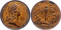 Frankreich Bronzemedaille Ludwig XV. 1715-1774. -