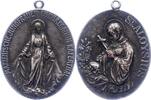 Religion versilberte Bronzemedaille Allgemein -