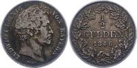 Bayern 1/2 Gulden Ludwig I. 1825-1848. -