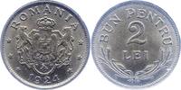 Rumänien 2 Lei Ferdinand I. 1914-1927.. -
