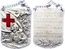 Medicina in nummis Tragbare Medaille Rotes Kreuz. -