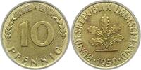 Münzen der Bundesrepublik Deutschland 10 Pfennig Mark 1945-2001. -