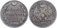 Russland Poltina Nikolaus I. 1825-1855. -