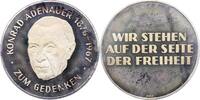 Personenmedaillen Silbermedaille Adenauer, Konrad *1876 - +1967. -