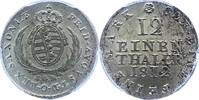 Sachsen-Albertinische Linie 1/12 Taler Friedrich August I. 1806-1827. -