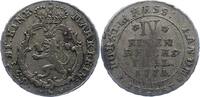 Hessen-Kassel 1/4 Taler Friedrich II. 1760-1785. -