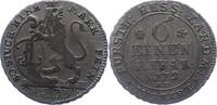 Hessen-Kassel 1/6 Taler Friedrich II. 1760-1785. -