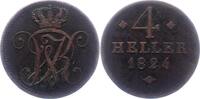 Hessen-Kassel 4 Heller Wilhelm II. 1821-1847. -