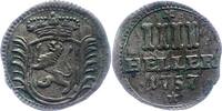 Hessen-Kassel 4 Heller Wilhelm VIII. 1751-1760. -