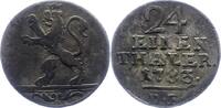 Hessen-Kassel 1/24 Taler Friedrich II. 1760-1785. -