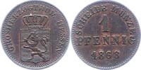 Hessen-Darmstadt Pfennig Ludwig III. 1848-1877. -