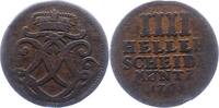 Hessen-Kassel 4 Heller Friedrich II. 1760-1785. -
