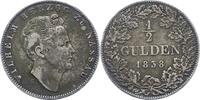 Nassau 1/2 Gulden Wilhelm 1816-1839. -