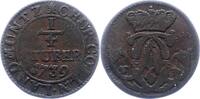 Köln-Erzbistum 1/4 Stüber Clemens August von Bayern 1723-1761. -