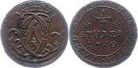 Köln-Erzbistum Cu-1/4 Stüber 1 Clemens August von Bayern 1723-1761. -