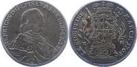 Fulda-Bistum 20 Kreuzer Heinrich VIII. von Bibra 1759-1788. -