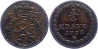 Pfalz-Kurlinie 1/4 Kreuzer Karl Theodor 1742-1799. -