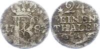 Brandenburg-Preußen 1/24 Taler Friedrich II. 1740-1786. -