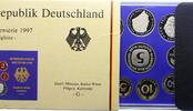 Kursmünzensatz Mark 1945-2001. -