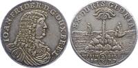 Braunschweig-Calenberg-Hannover 2/3 Taler Feinsilber Johann Friedrich 1665-1679. -