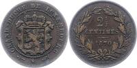 Luxemburg 2 1/2 Centimes Wilhelm III. 1849-1890. -