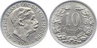 Luxemburg 10 Centimes Adolph von Nassau-Weilburg 1890-1905. -