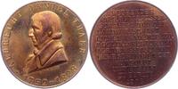 Personenmedaillen Thaer, Albrecht Daniel *1752 Celle, +1828 Möglin bei Wrietzen, deutscher Arzt und landschaftlicher Reformer. -