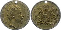 Bayern Bronzemedaille Ludwig II. 1864-1886. -