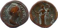 Kaiserzeit Sesterz Faustina Mater, Gemahlin des Antoninus Pius + 141. -