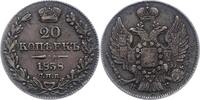 Russland 20 Kopeken Nikolaus I. 1825-1855. -